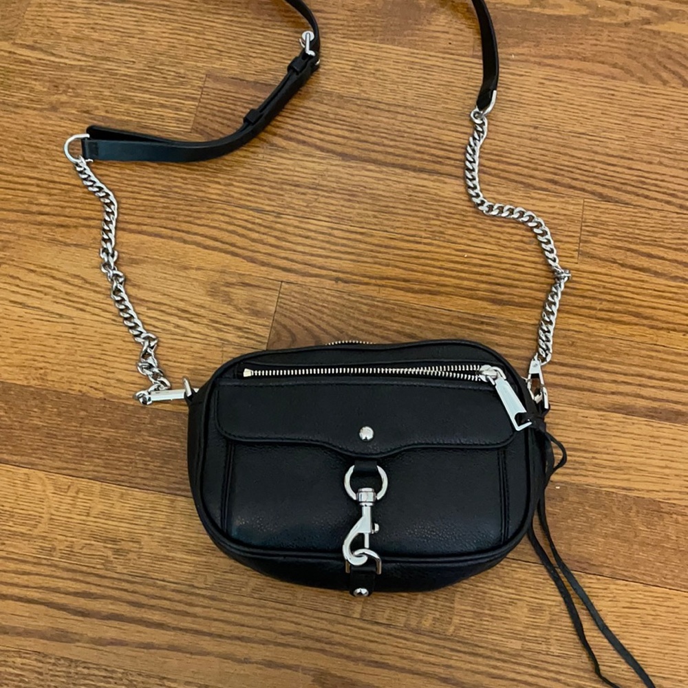 Rebecca minkoff black crossbody camera bag